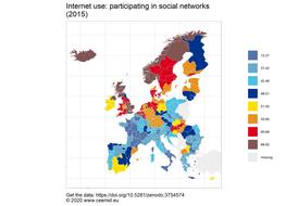 Internet use: participating in social networks (2015)