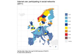 Internet use: participating in social networks (2011)