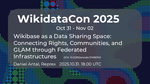 Wikibase as a Data Sharing Space: Connecting Rights, Communities, and GLAM through Federated Infrastructures